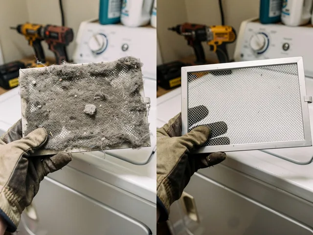 Professional lint trap cleaning by Orlando Dryer Vent Cleaning in Orlando