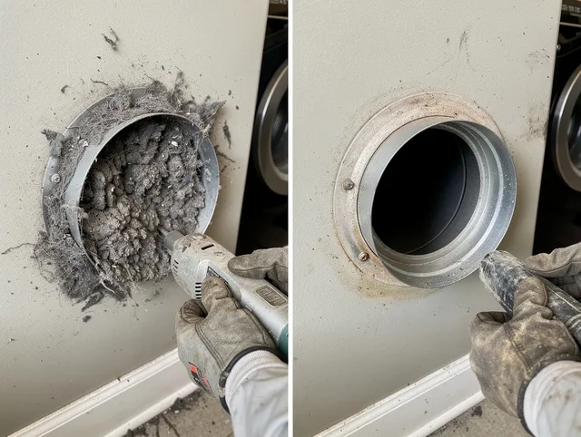 Professional clogged vent cleaning by Orlando Dryer Vent Cleaning in Orlando