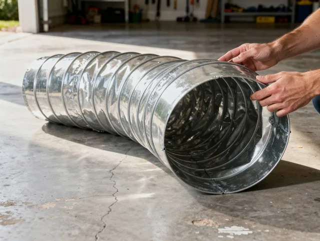 Orlando Dryer Vent Cleaning specialist using advanced equipment for thorough duct cleaning in Orlando