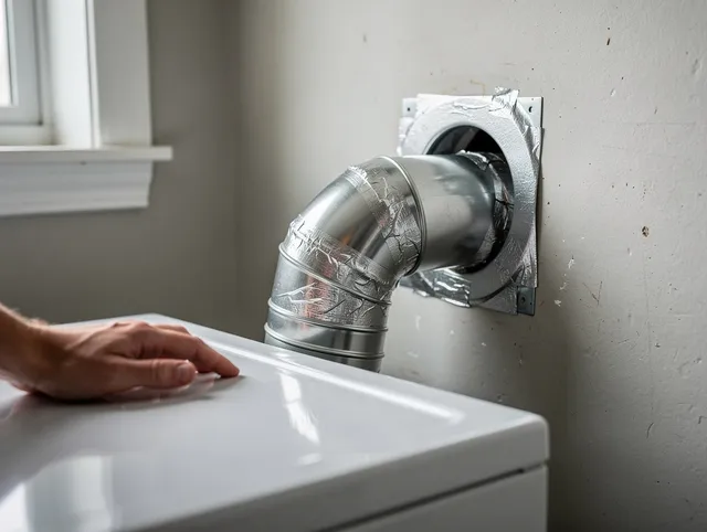 Orlando Dryer Vent Cleaning expert performing professional dryer vent repair and installation in Orlando