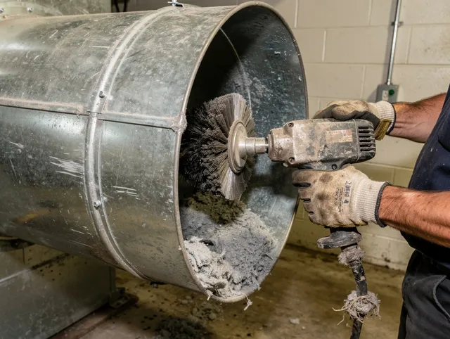 Industrial-grade dryer vent cleaning by Orlando Dryer Vent Cleaning in Orlando
