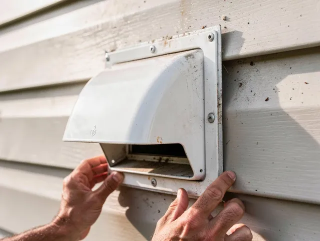 Orlando Dryer Vent Cleaning technician delivering thorough residential dryer vent cleaning service in Orlando